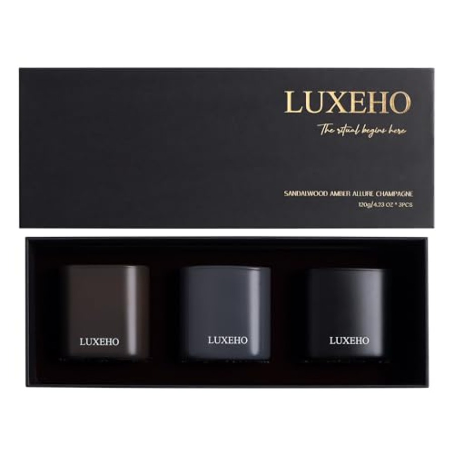 Scented Candle Set - Luxury Scented Candle Set 3-Pack Home