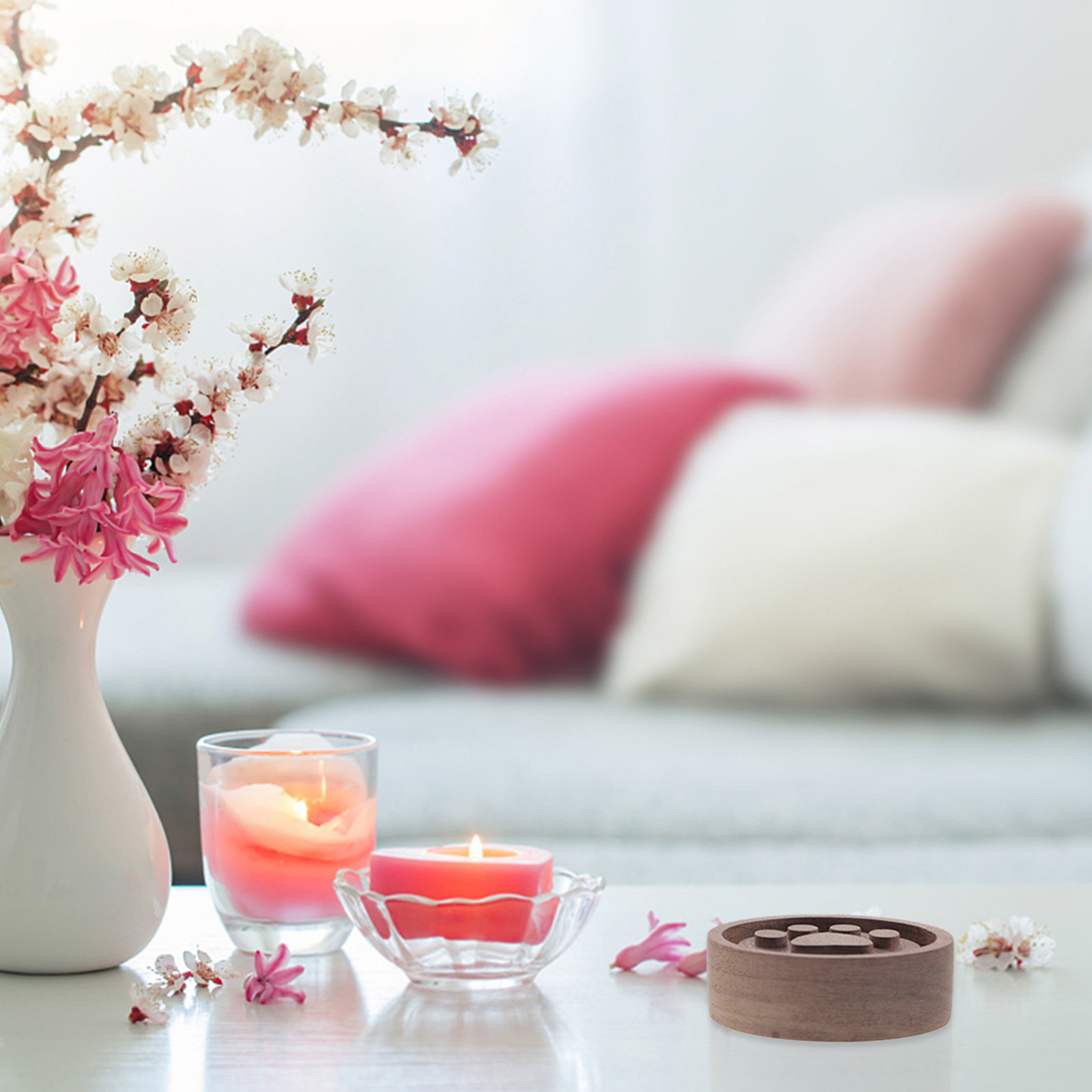 Home Decor Essentials - Natural Wood Aromatherapy Diffuser Essential Oil