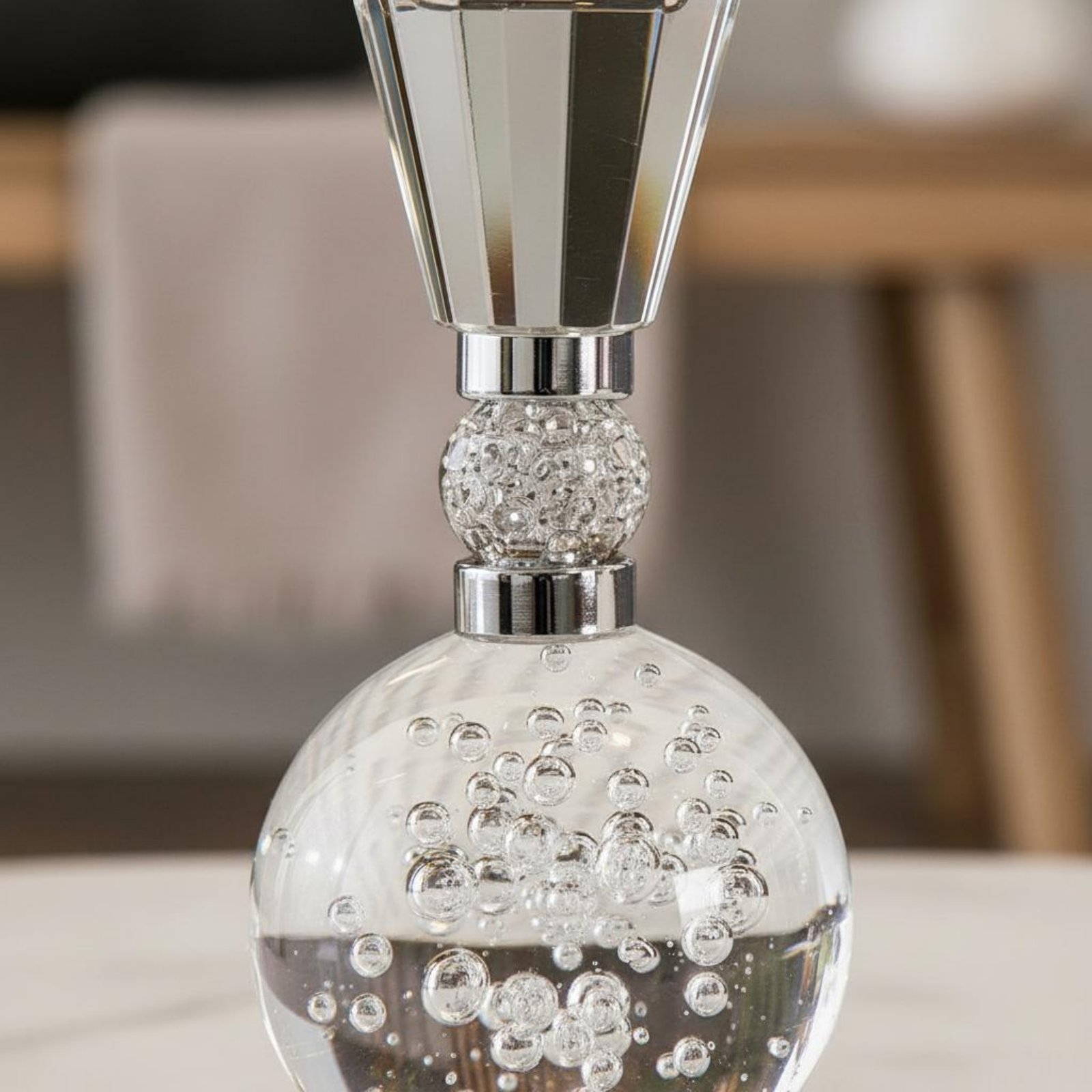 Home Decor Luxury - Crystal Candle Holder Bright Luxury Spherical