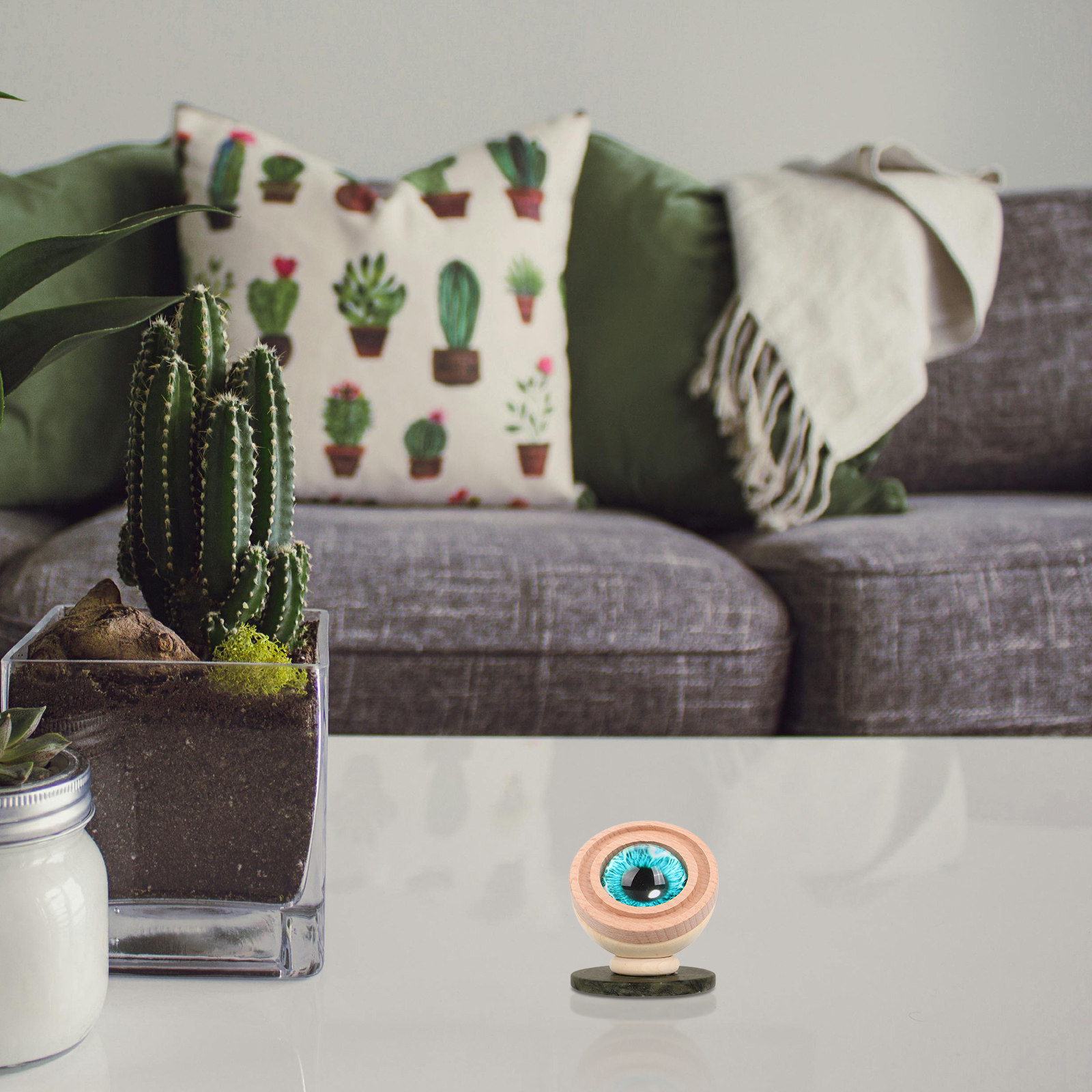 Home Decor Essentials - Large Eye Wooden Aroma Diffuser for
