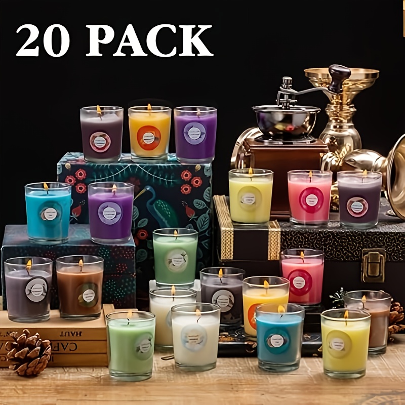 Scented Candle Set - us20 Packs Of Scented Candles, 10