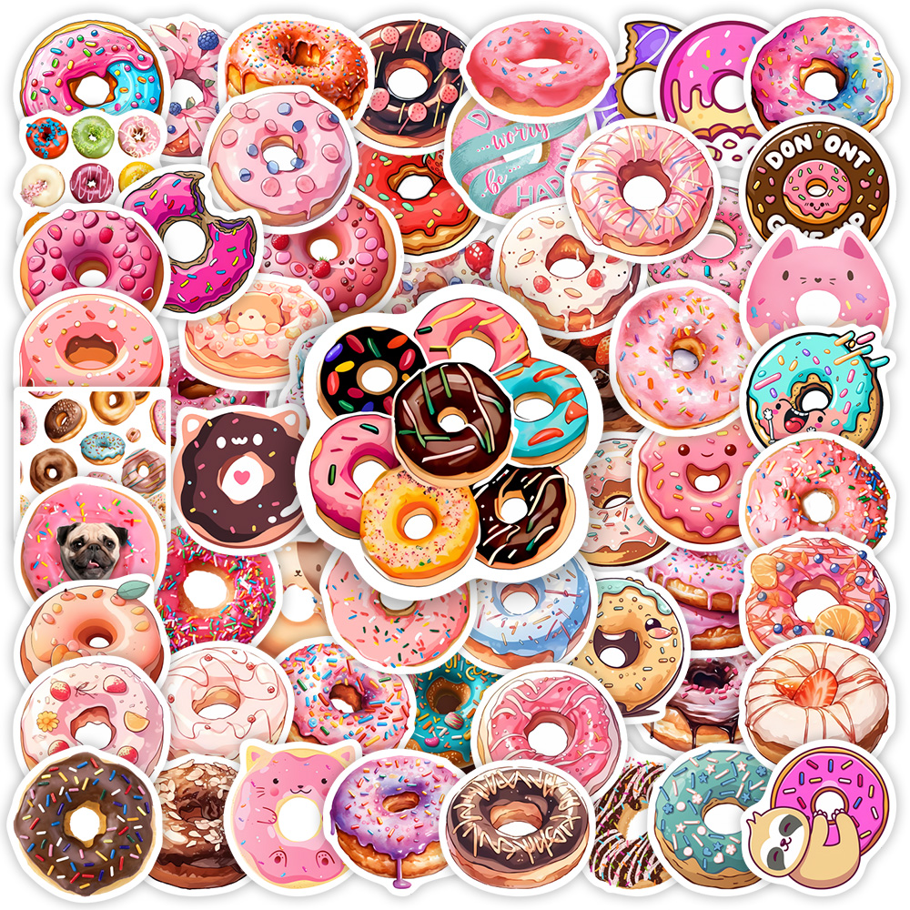 Home Decor On Sale - Cute Donut Dessert Stickers DIY Kids