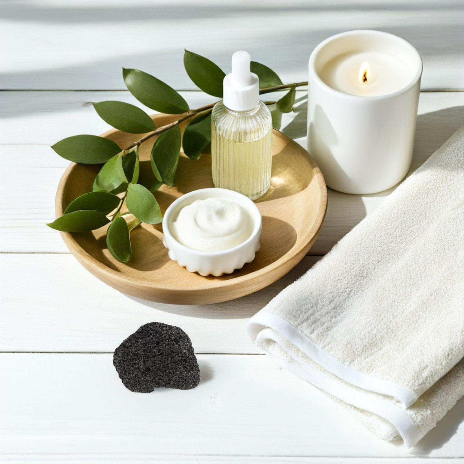 Home Decor Essentials - Volcanic Stone Aromatherapy Diffuser Natural Lava