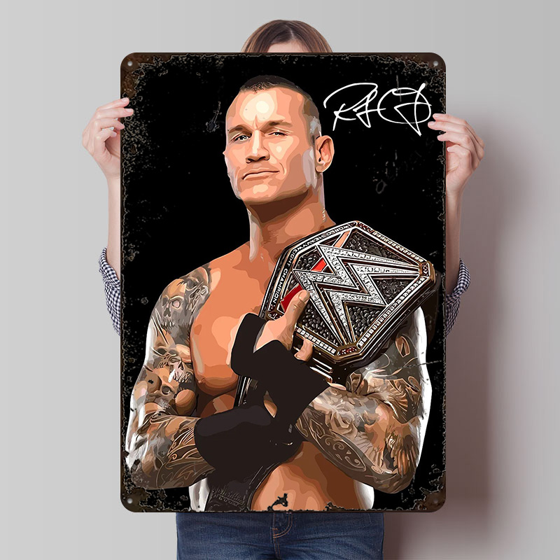 Home Decor Vector - Randy Orton Champion Vector Printed Poster