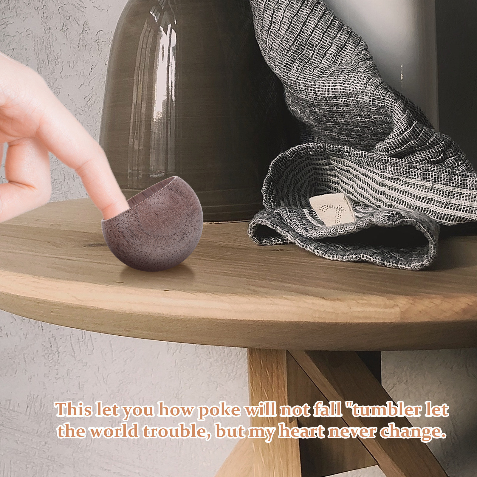Home Decor Essentials - 1Pcs Egg-Shaped Walnut Wood Aroma Diffuser