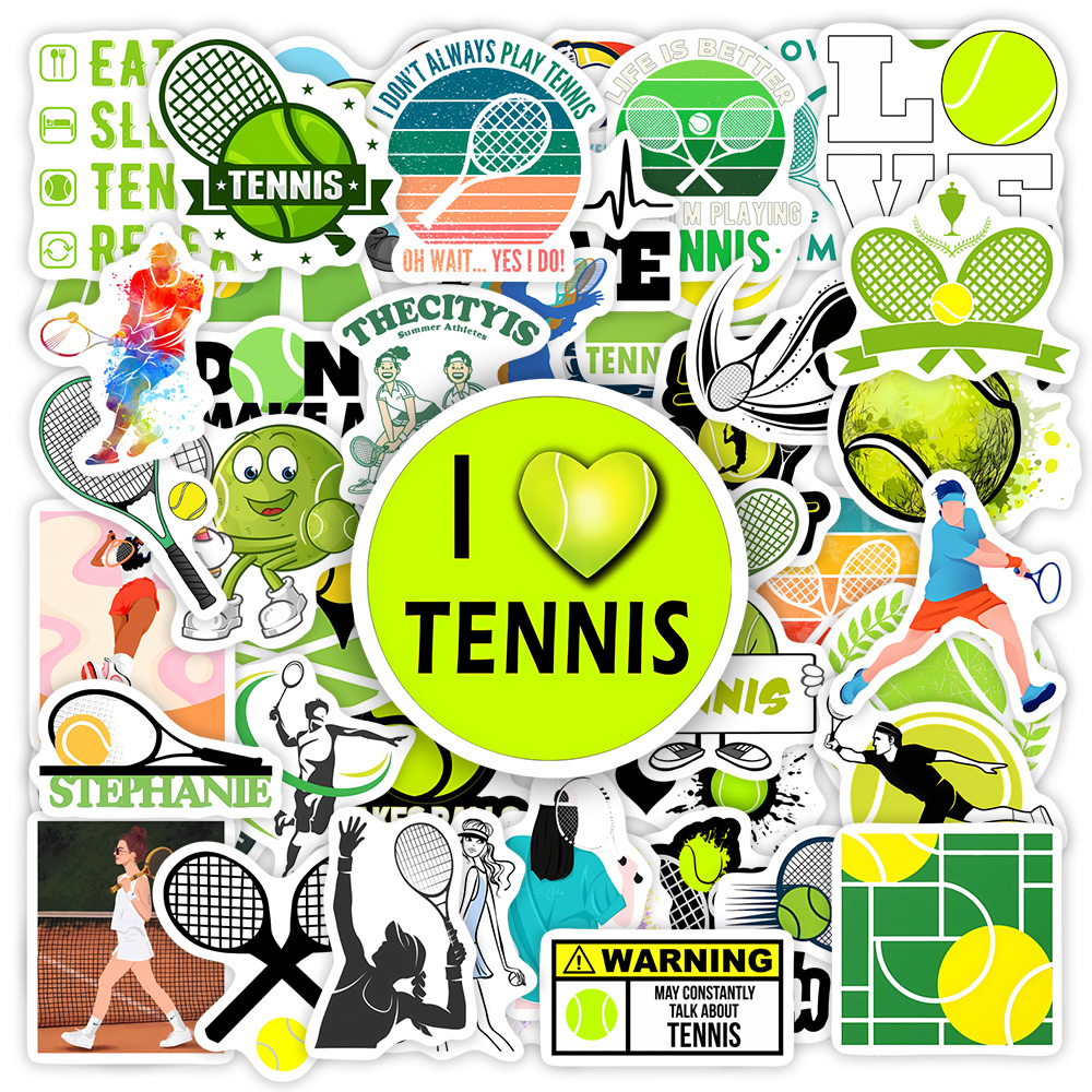 Home Decor On Sale - Tennis Theme Lovers Sticekrs DIY Toy