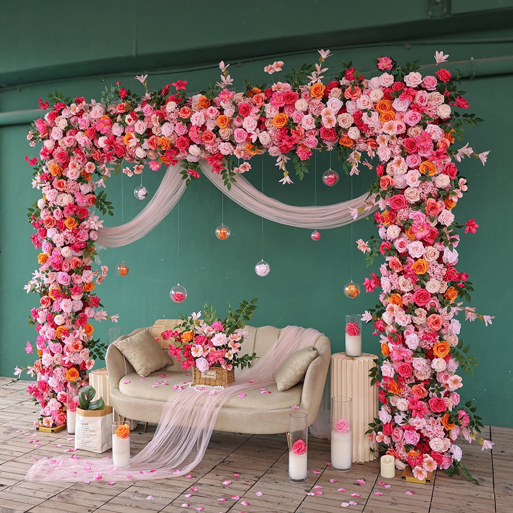 Home Decor Garland - Luxury Handmade Silk Fleur Artificielle Garland