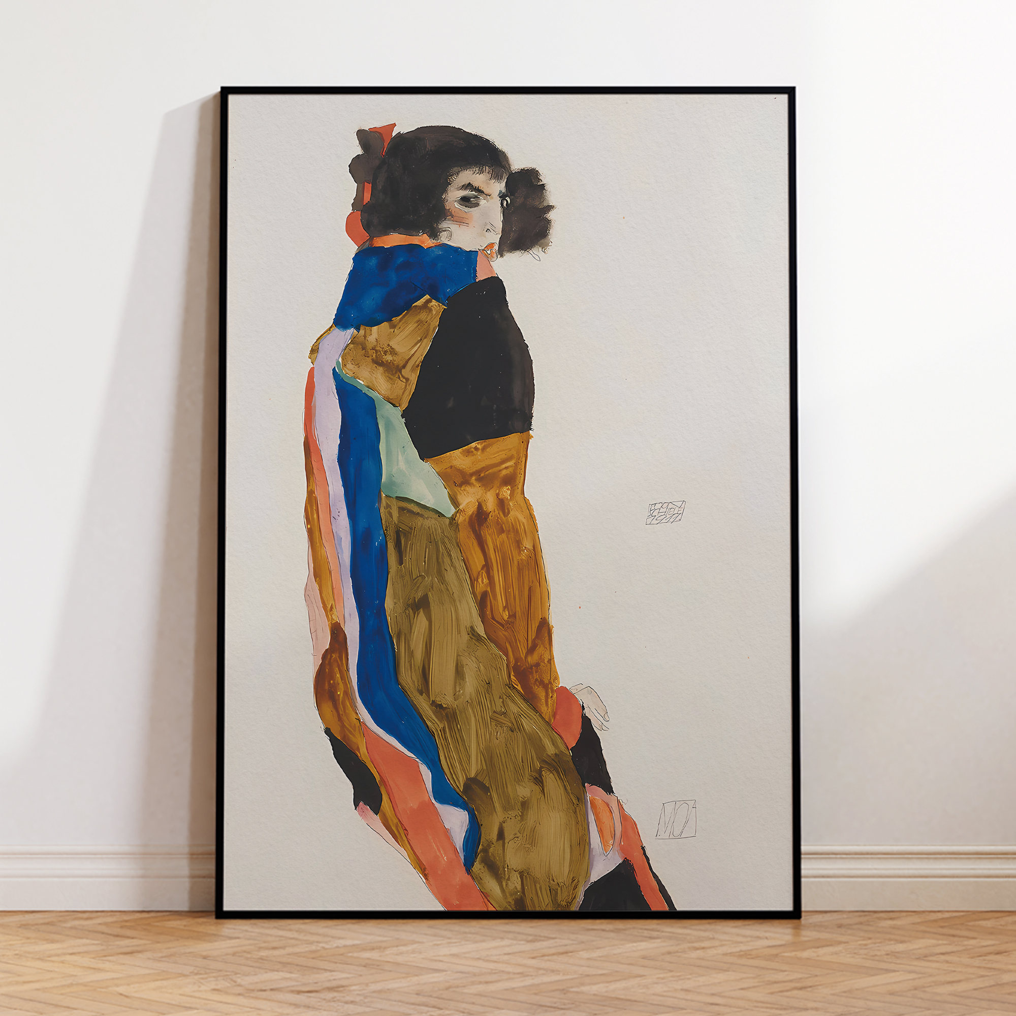 Modern Abstract Egon Schiele M - مراجعة Home Decor Reviews وسعره