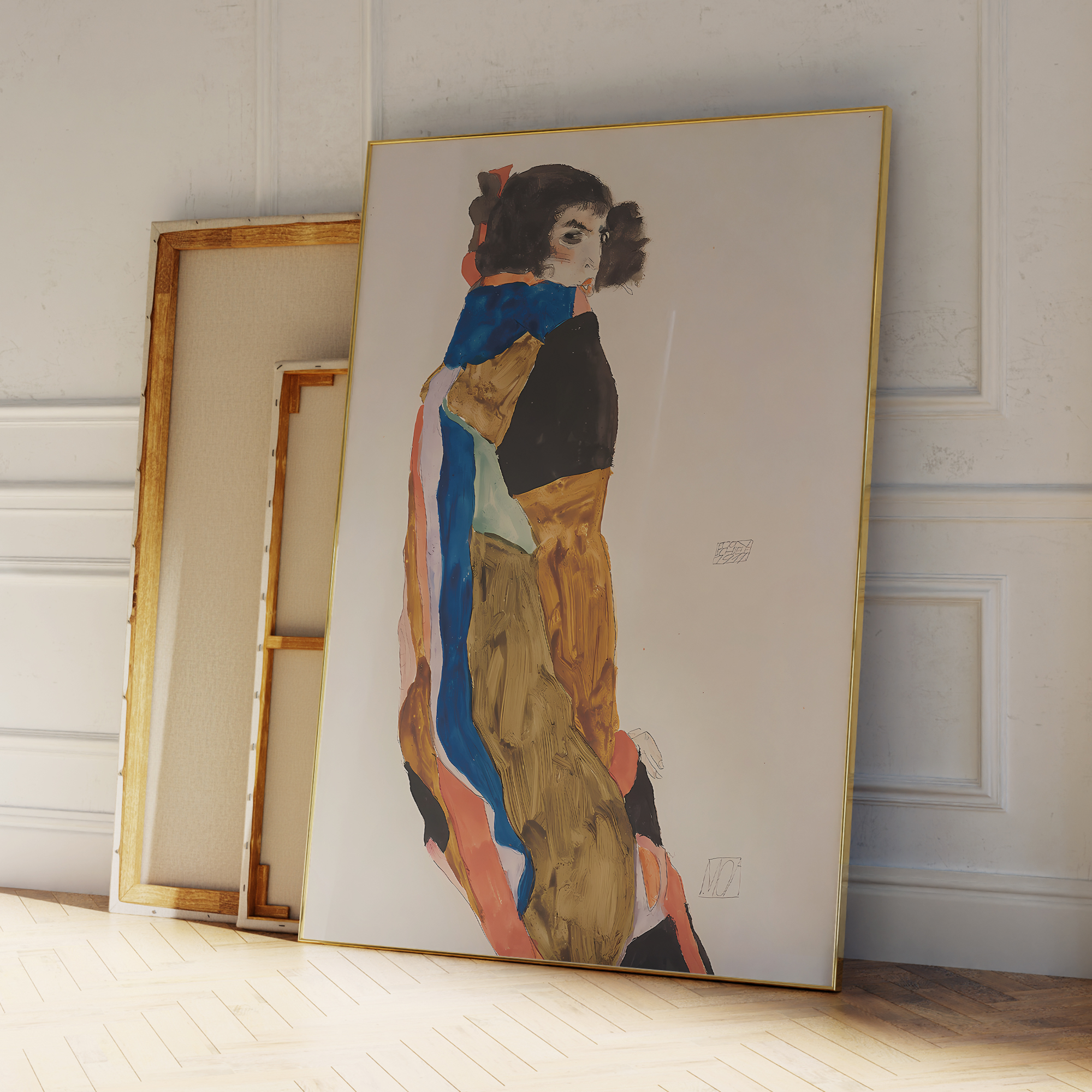 Modern Abstract Egon Schiele M - مراجعة Home Decor Reviews وسعره
