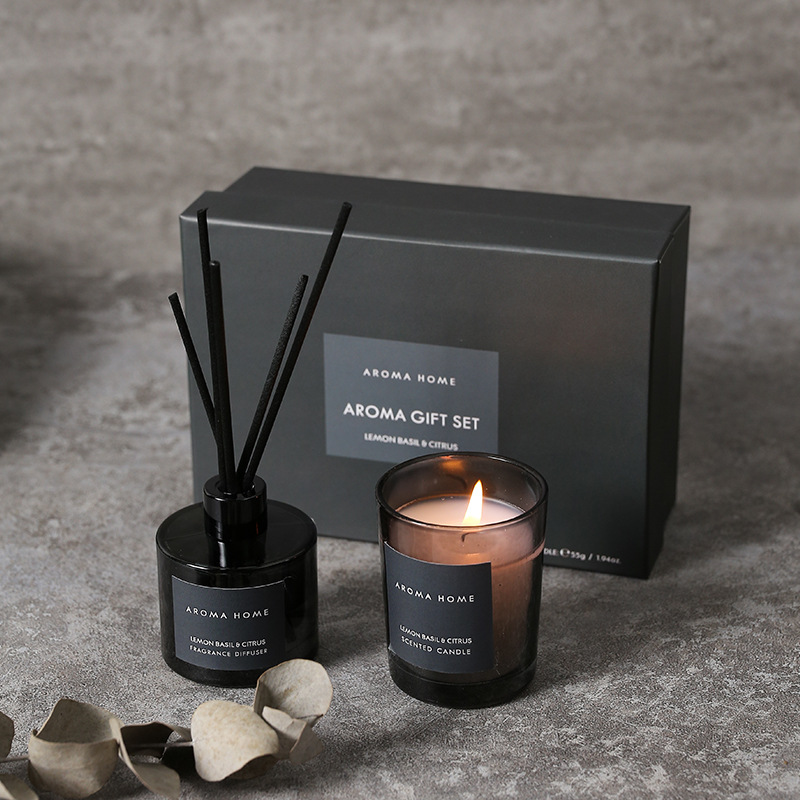 2Pcs Gift Box Set Aromatherapy - مراجعة Scented Candle Set وسعره