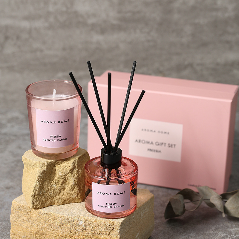 2Pcs Gift Box Set Aromatherapy - مراجعة Scented Candle Set وسعره