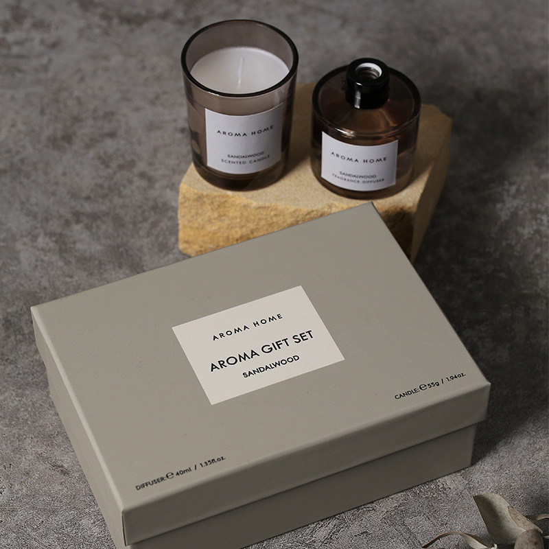 2Pcs Gift Box Set Aromatherapy - مراجعة Scented Candle Set وسعره