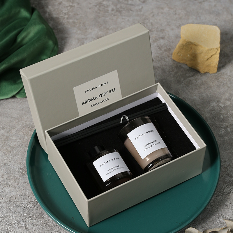 2Pcs Gift Box Set Aromatherapy - مراجعة Scented Candle Set وسعره