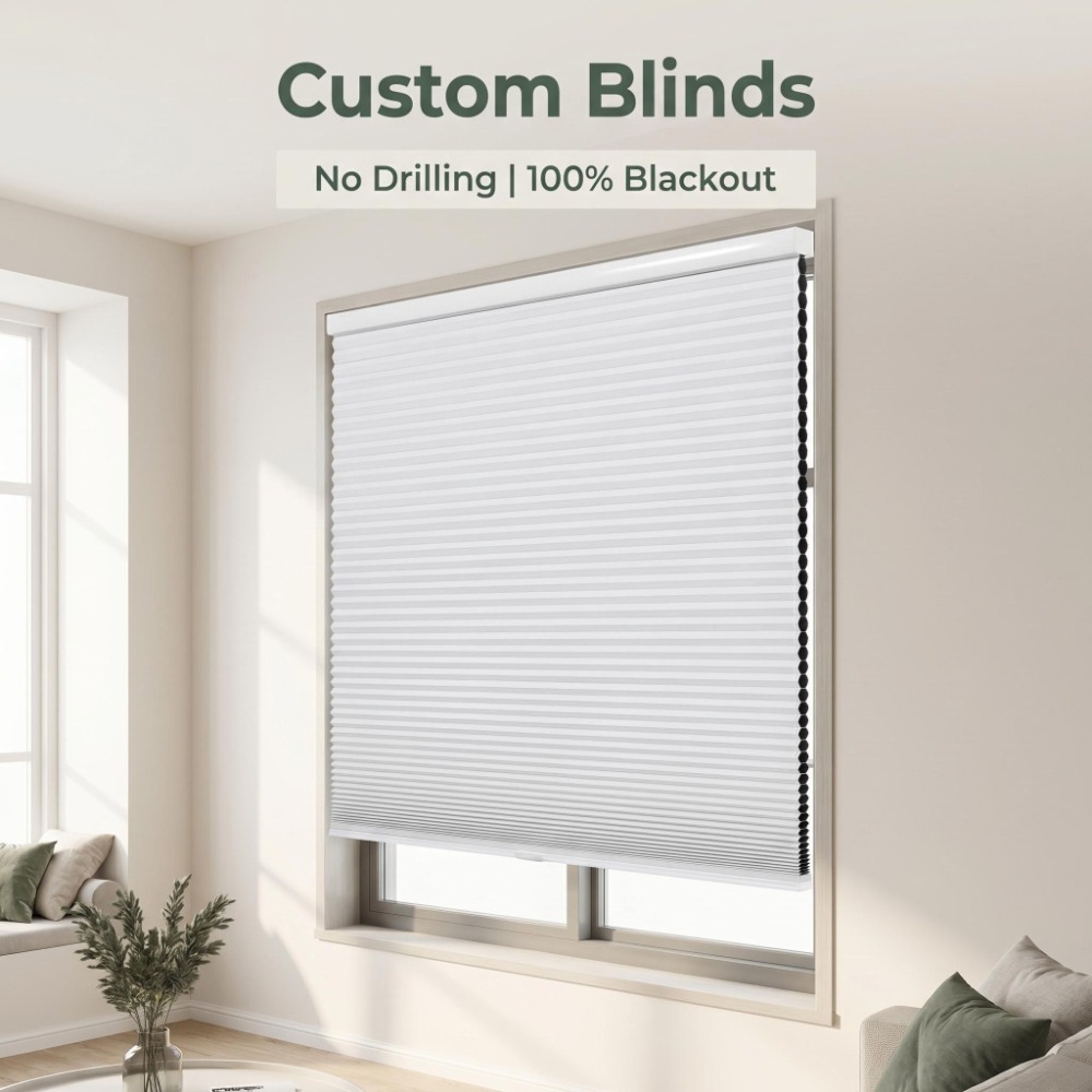 Custom Honeycomb Blinds Blind  - مراجعة Home Decor Window Blinds وسعره