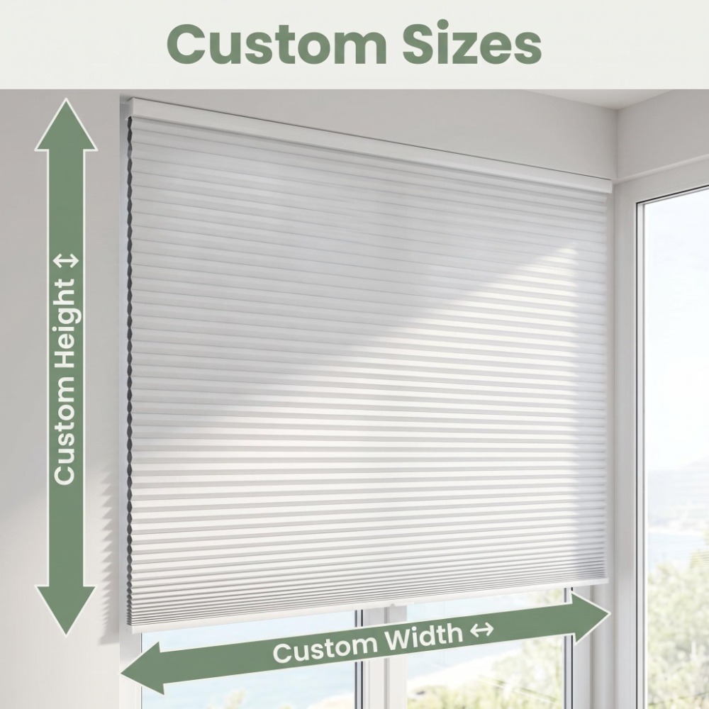 Custom Honeycomb Blinds Blind  - مراجعة Home Decor Window Blinds وسعره