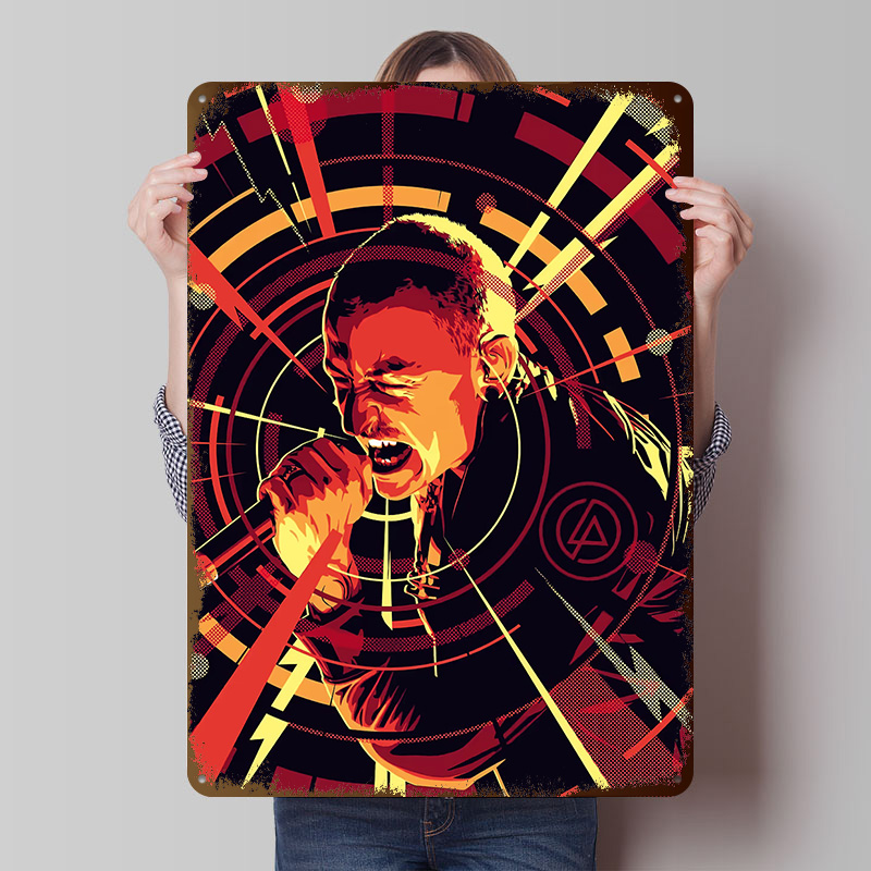 Chester Bennington Vector Art  - مراجعة Home Decor Vector وسعره