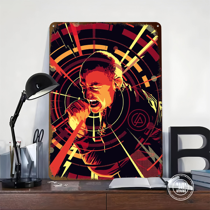 Chester Bennington Vector Art  - مراجعة Home Decor Vector وسعره