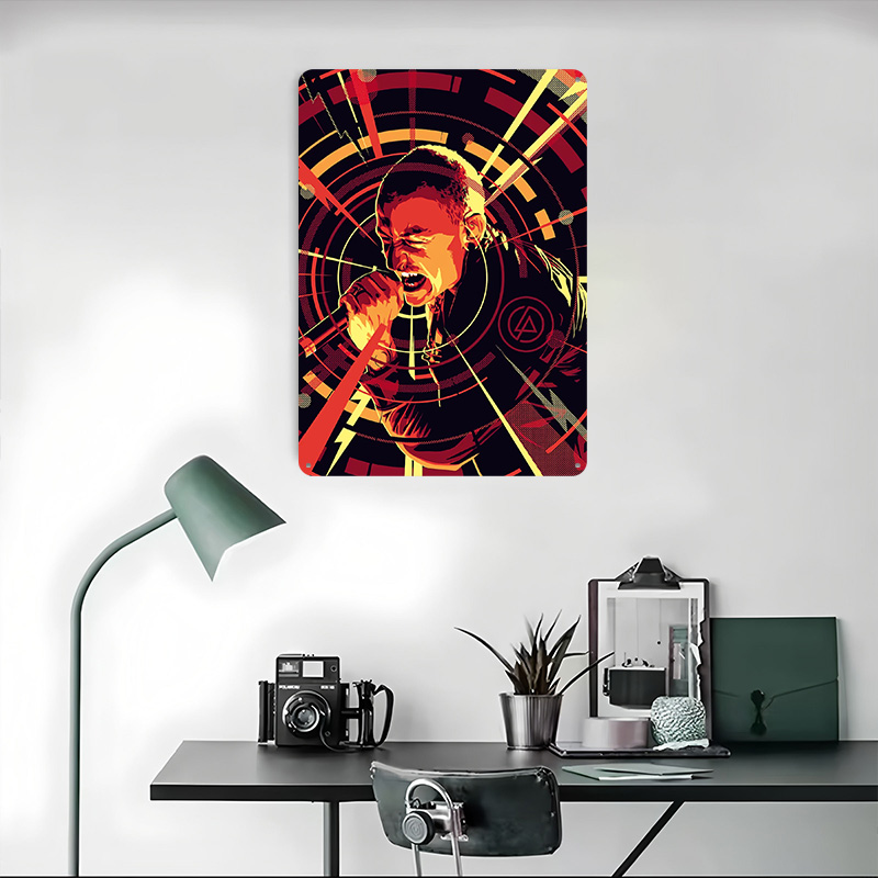 Chester Bennington Vector Art  - مراجعة Home Decor Vector وسعره