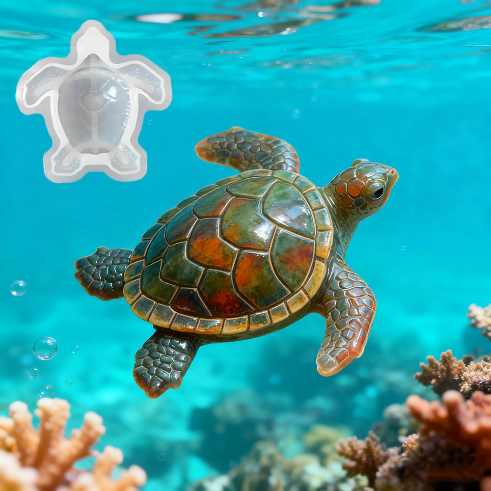 3D Sea Turtle Epoxy Resin Mold - مراجعة Home Decor Diy Ideas وسعره