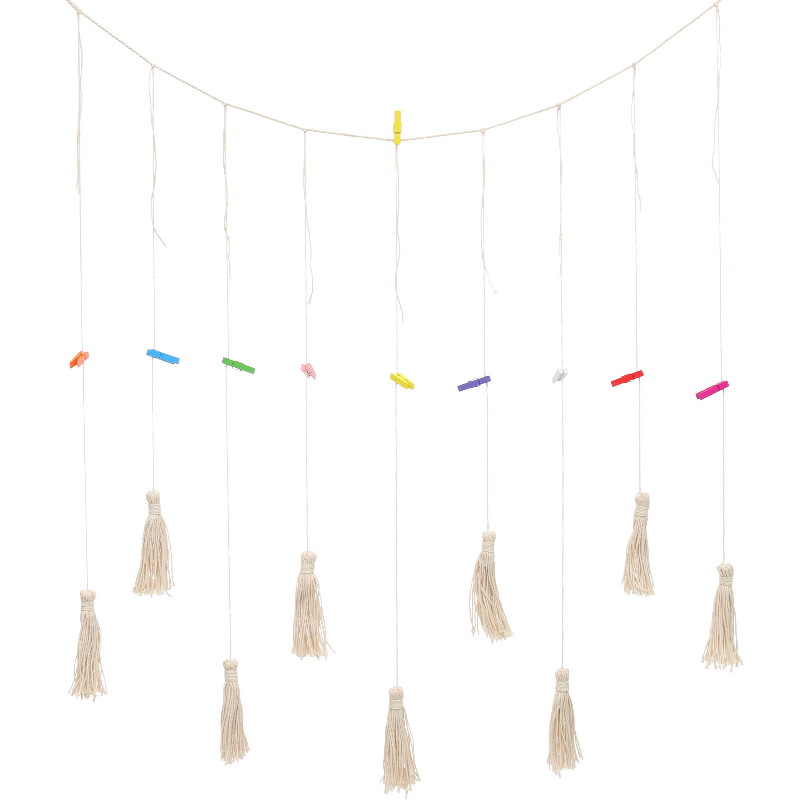 1Set Photo Display Hemp Rope T - مراجعة Home Decor Garland وسعره