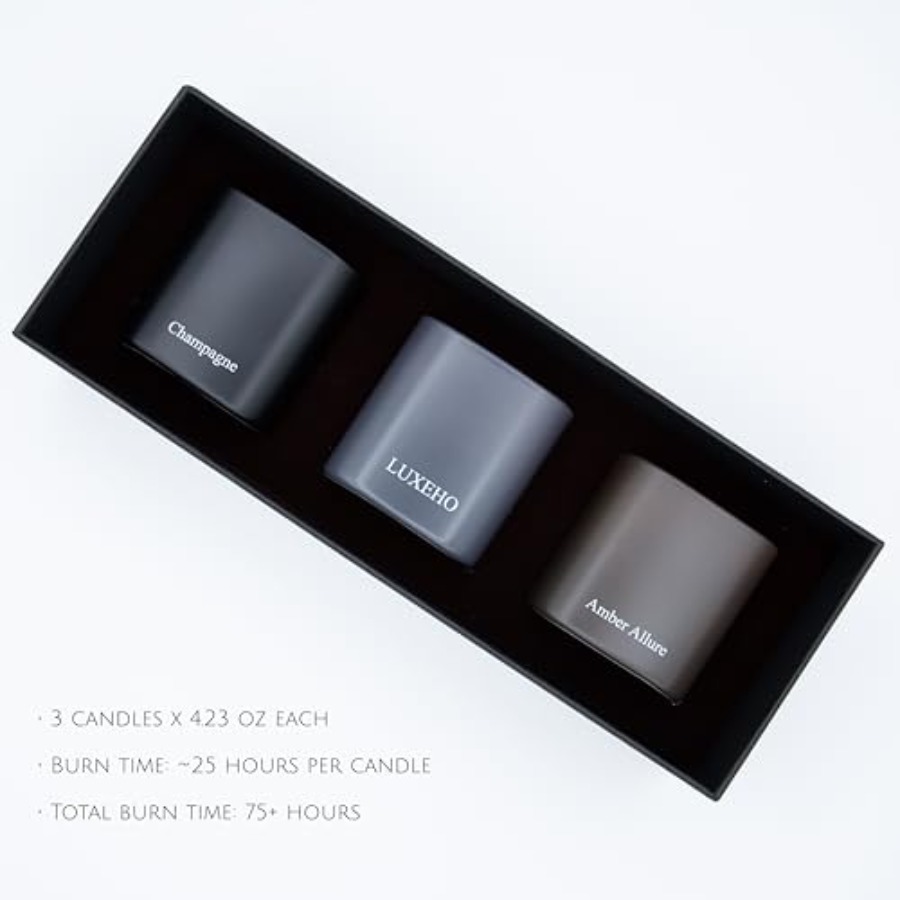 Luxury Scented Candle Set 3-Pa - مراجعة Scented Candle Set وسعره