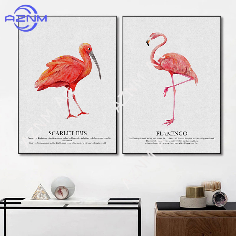Bright Colors Birds Subject Hu - مراجعة Watercolor Poster Print وسعره