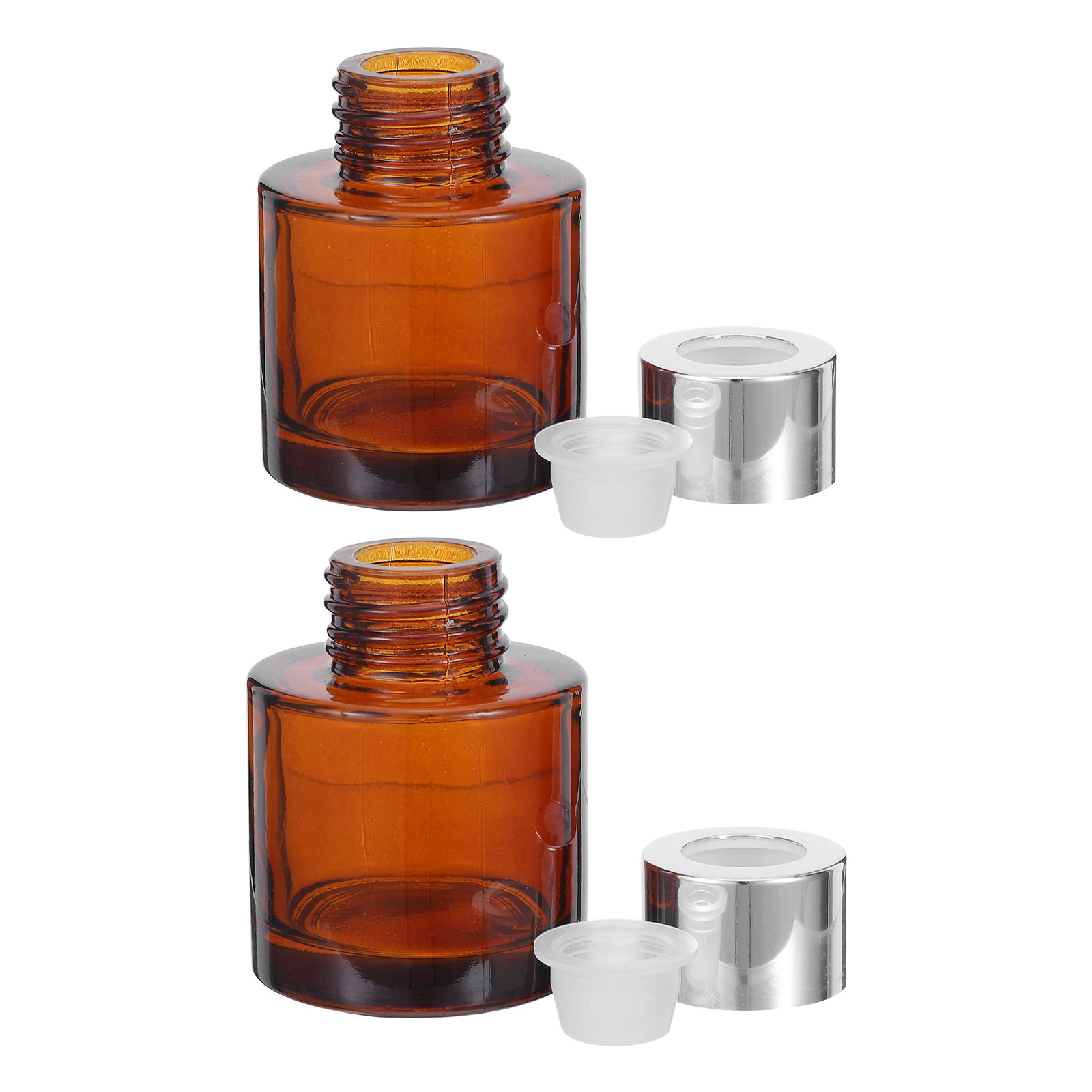 2Pcs 50Ml Cylindrical Glass Ar - مراجعة Home Decor Essentials وسعره