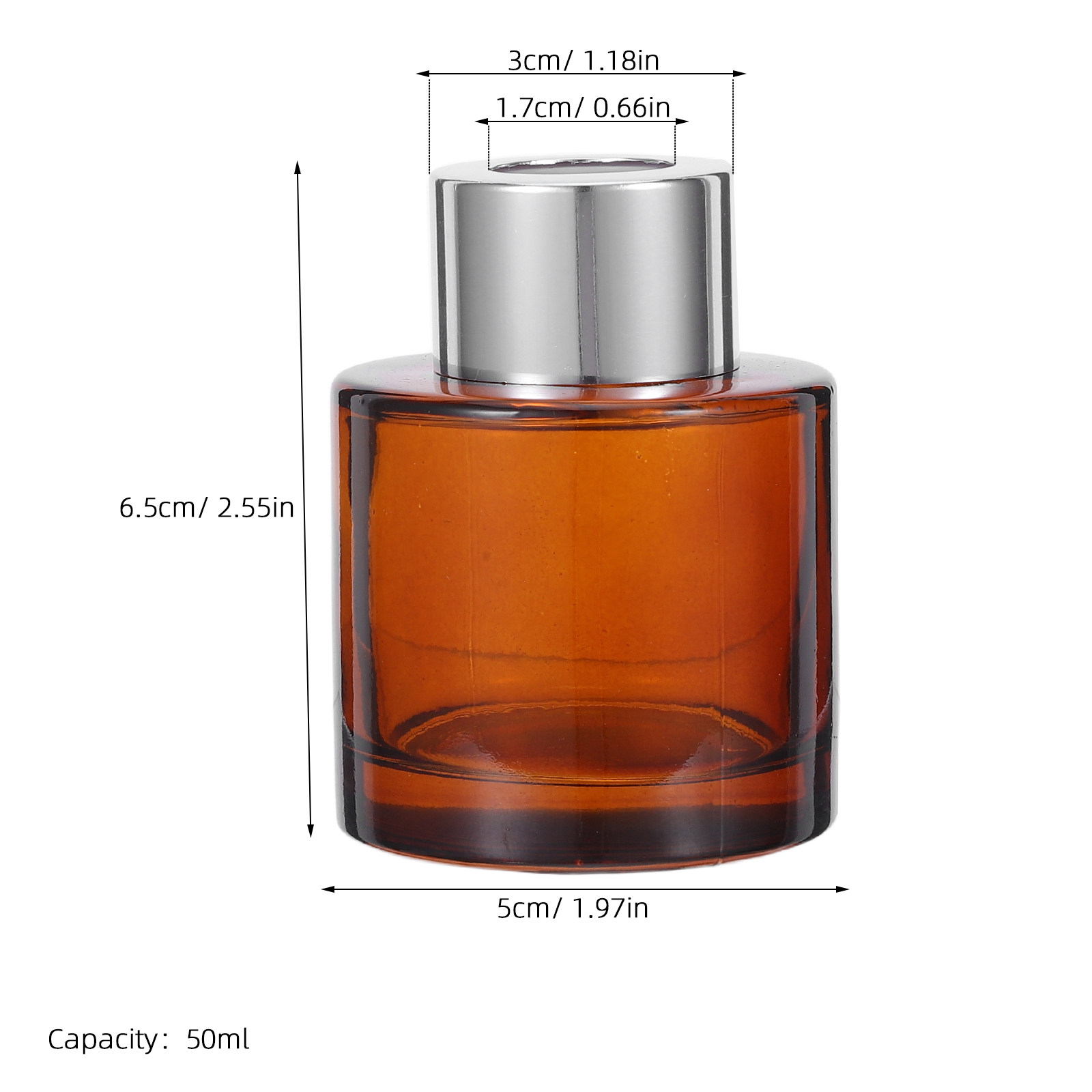 2Pcs 50Ml Cylindrical Glass Ar - مراجعة Home Decor Essentials وسعره