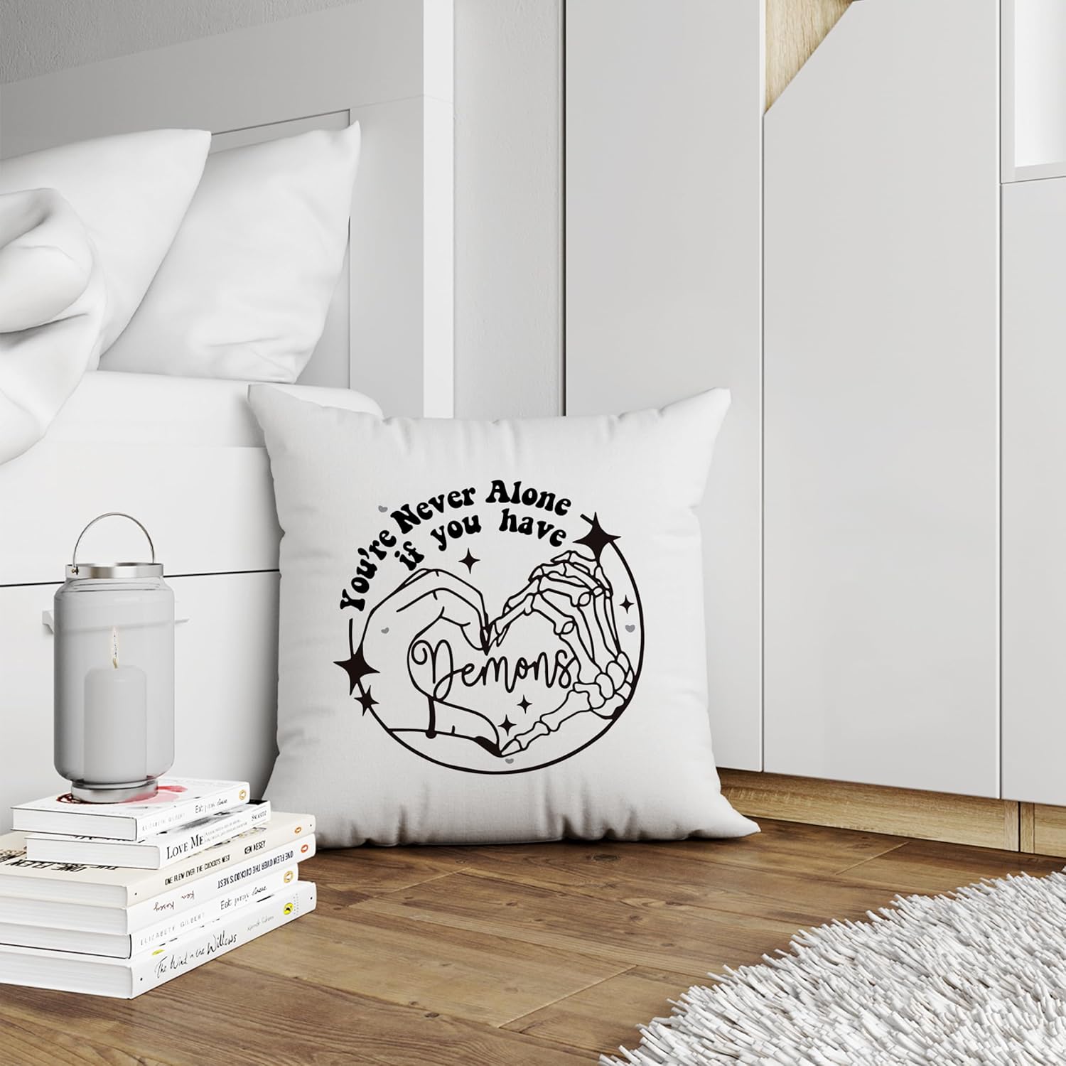 Gothic Pillow Cover, You're Ne - مراجعة Home Decor Quotes Ideas وسعره
