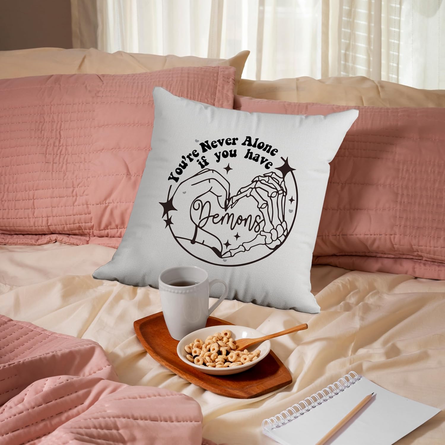 Gothic Pillow Cover, You're Ne - مراجعة Home Decor Quotes Ideas وسعره