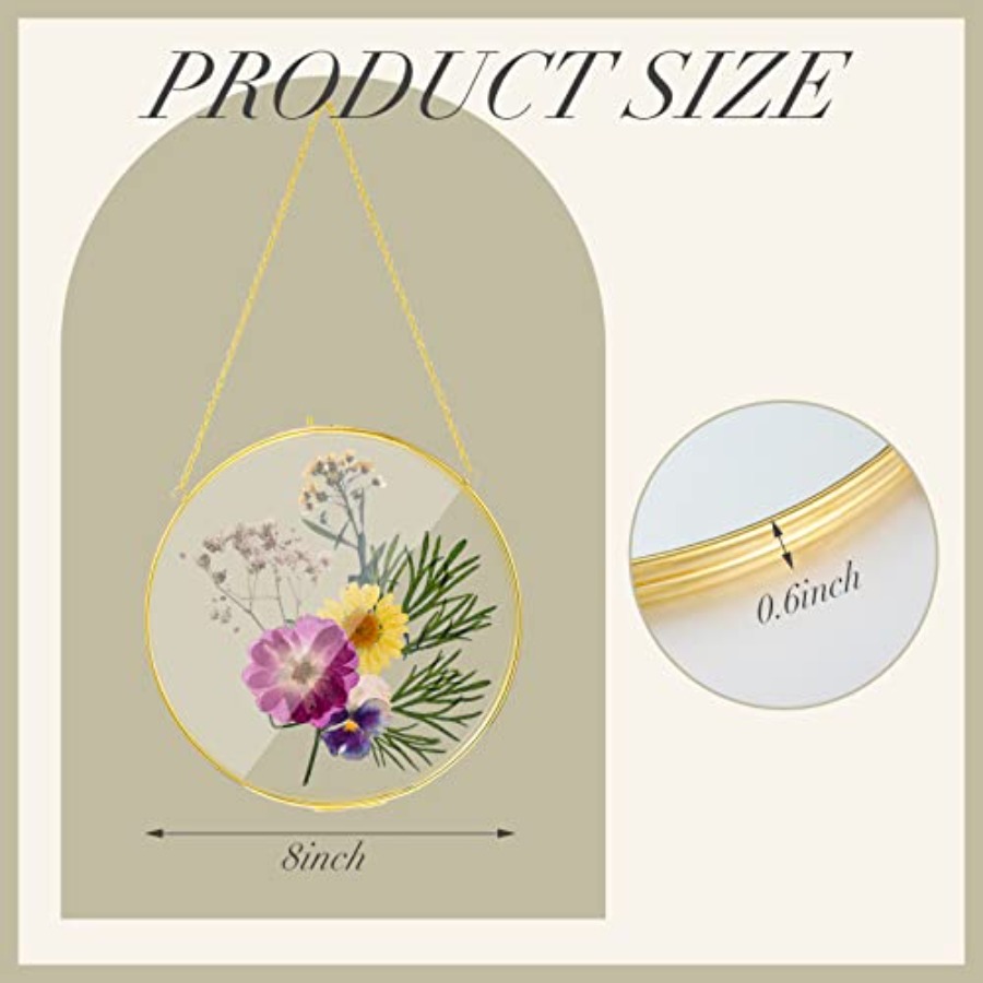 Pcs Double Glass Frame for Pre - مراجعة Pressed Flower Frame وسعره