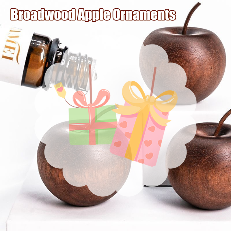 1PCS Of Wooden Apple Shaped Es - مراجعة Home Decor Essentials وسعره