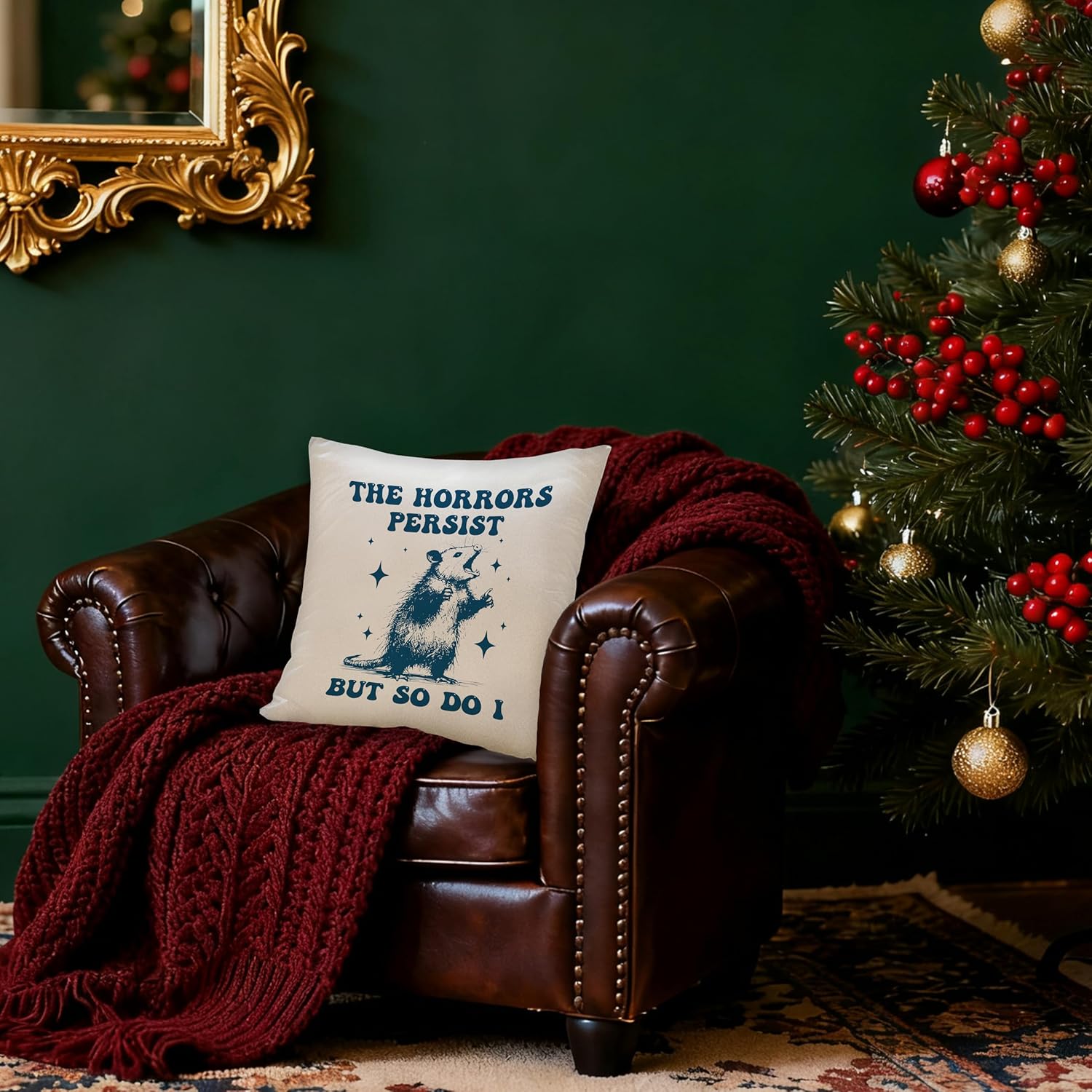 Opossum Pillowcase, The Horror - مراجعة Home Decor Quotes Ideas وسعره