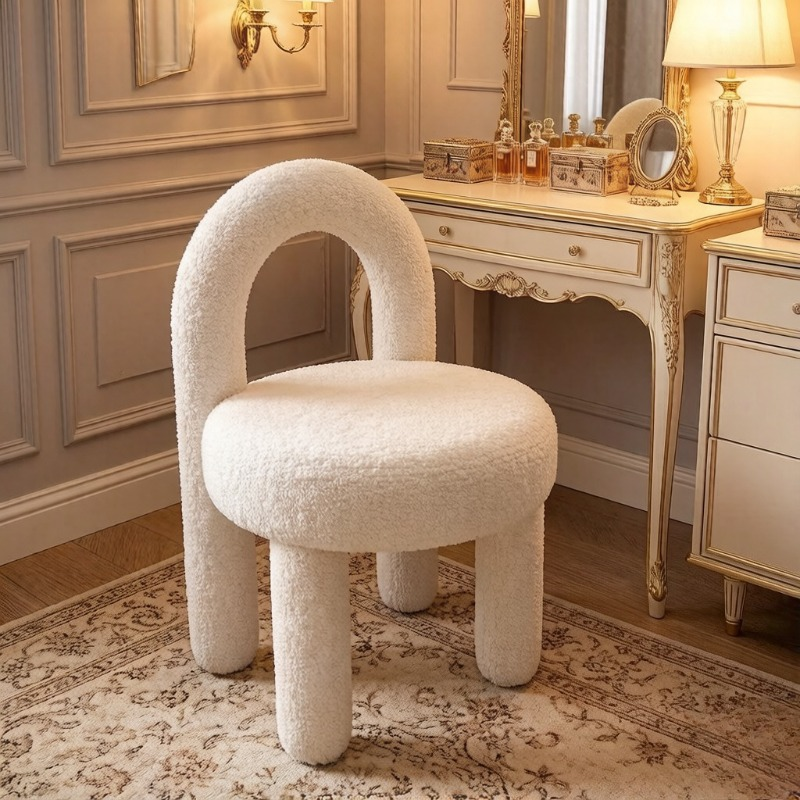 Cute Stylish Vanity Chair, Lux - مراجعة Home Decor Furniture وسعره