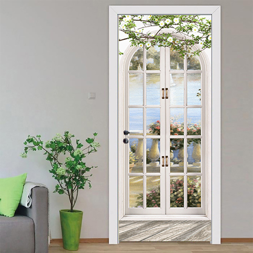 Modern Door Sticker Simulate G - مراجعة Home Decor On Sale وسعره