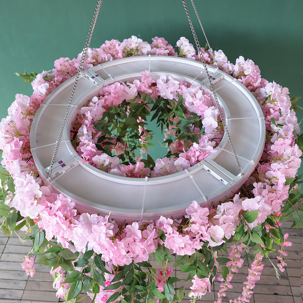 Ceiling Circle Flower W120cm P - مراجعة Home Decor Garland وسعره