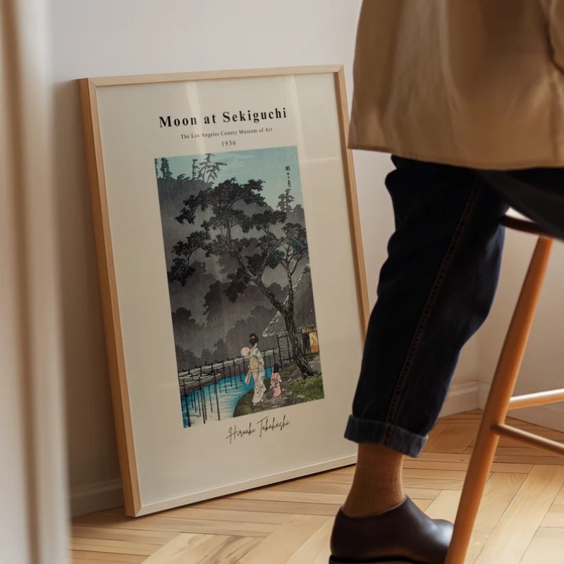 Hiroaki Takahashi Poster Vinta - مراجعة Home Decor Japandi Style وسعره
