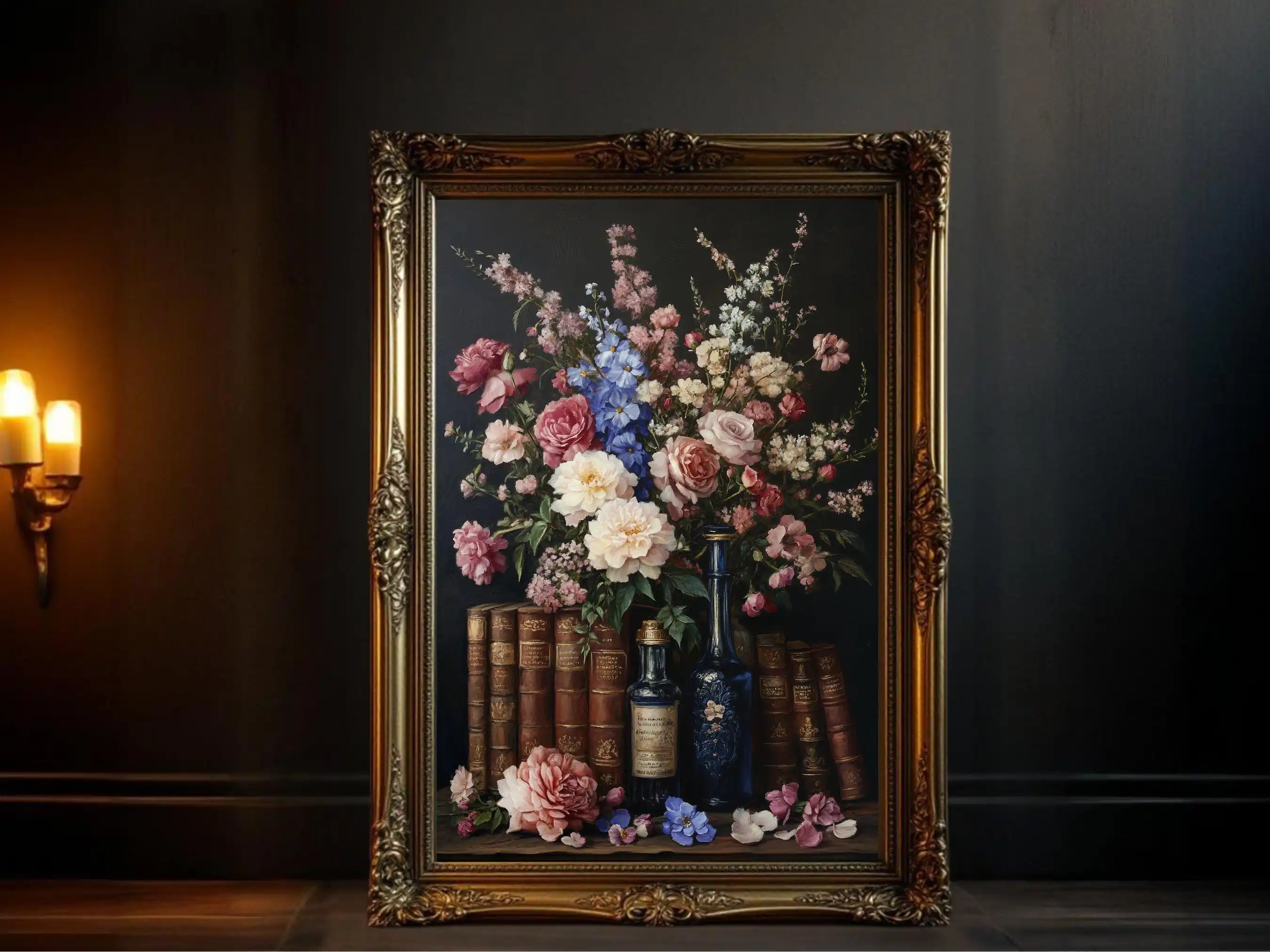 Rustic Autumn Vintage Harvest  - مراجعة Watercolor Poster Print وسعره