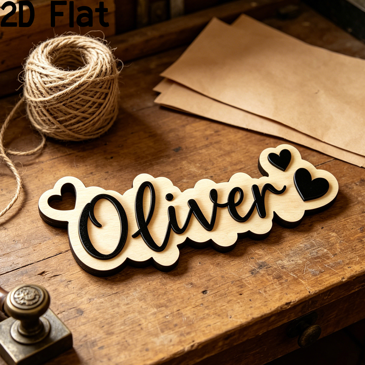1Pc Custom Love Decor Wooden A - مراجعة Home Decor Diy وسعره