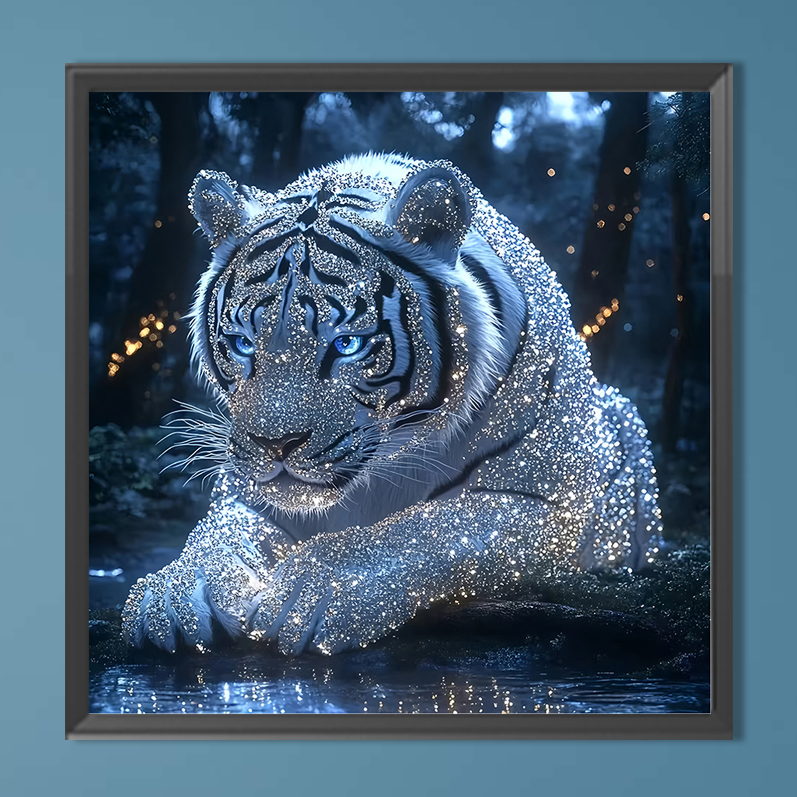 Flash Tiger Full DIY 5D Round  - مراجعة Home Decor Diy Ideas وسعره