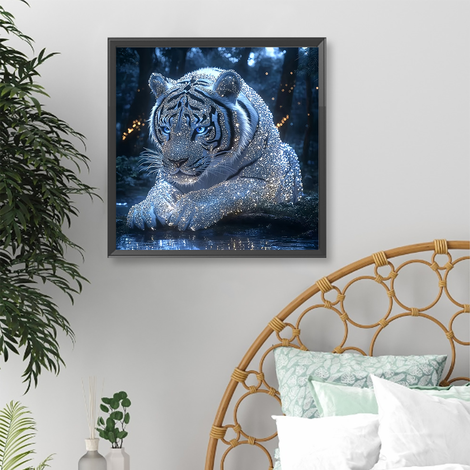 Flash Tiger Full DIY 5D Round  - مراجعة Home Decor Diy Ideas وسعره