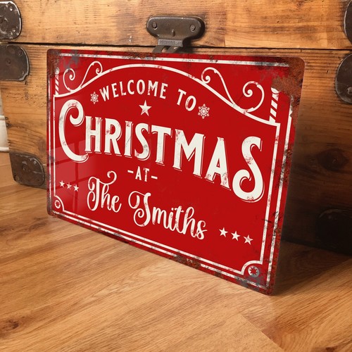 Personalised Christmas Metal S - مراجعة Home Decor Xmas وسعره