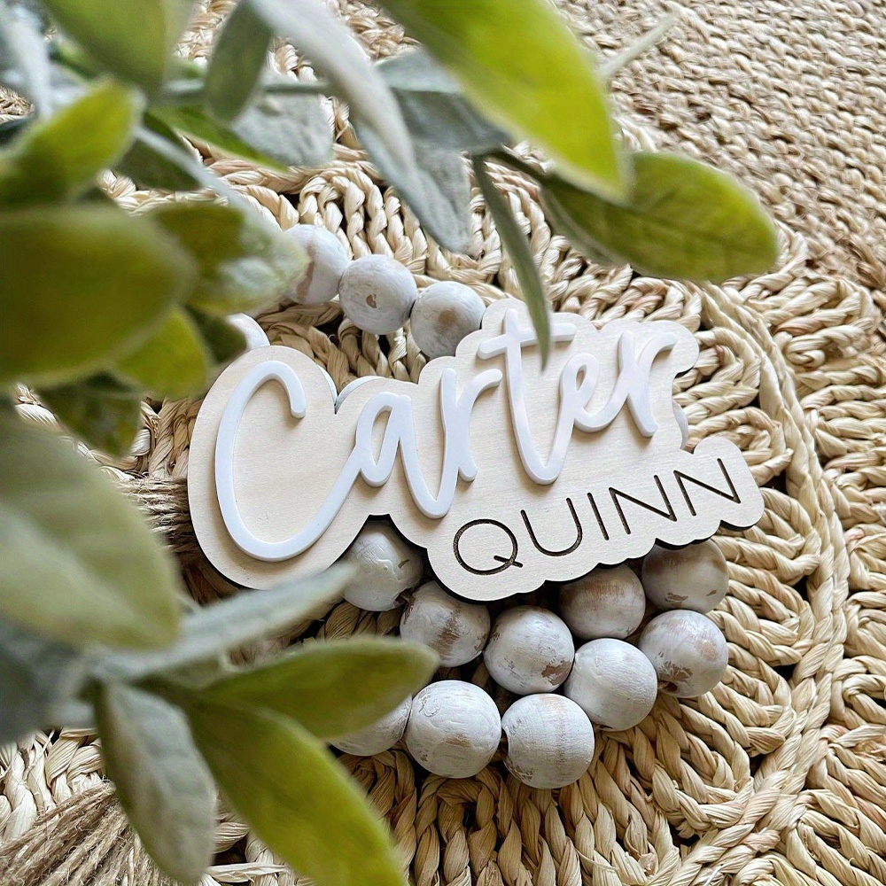 1pc Personalized Wooden Name S - مراجعة Home Decor Games وسعره
