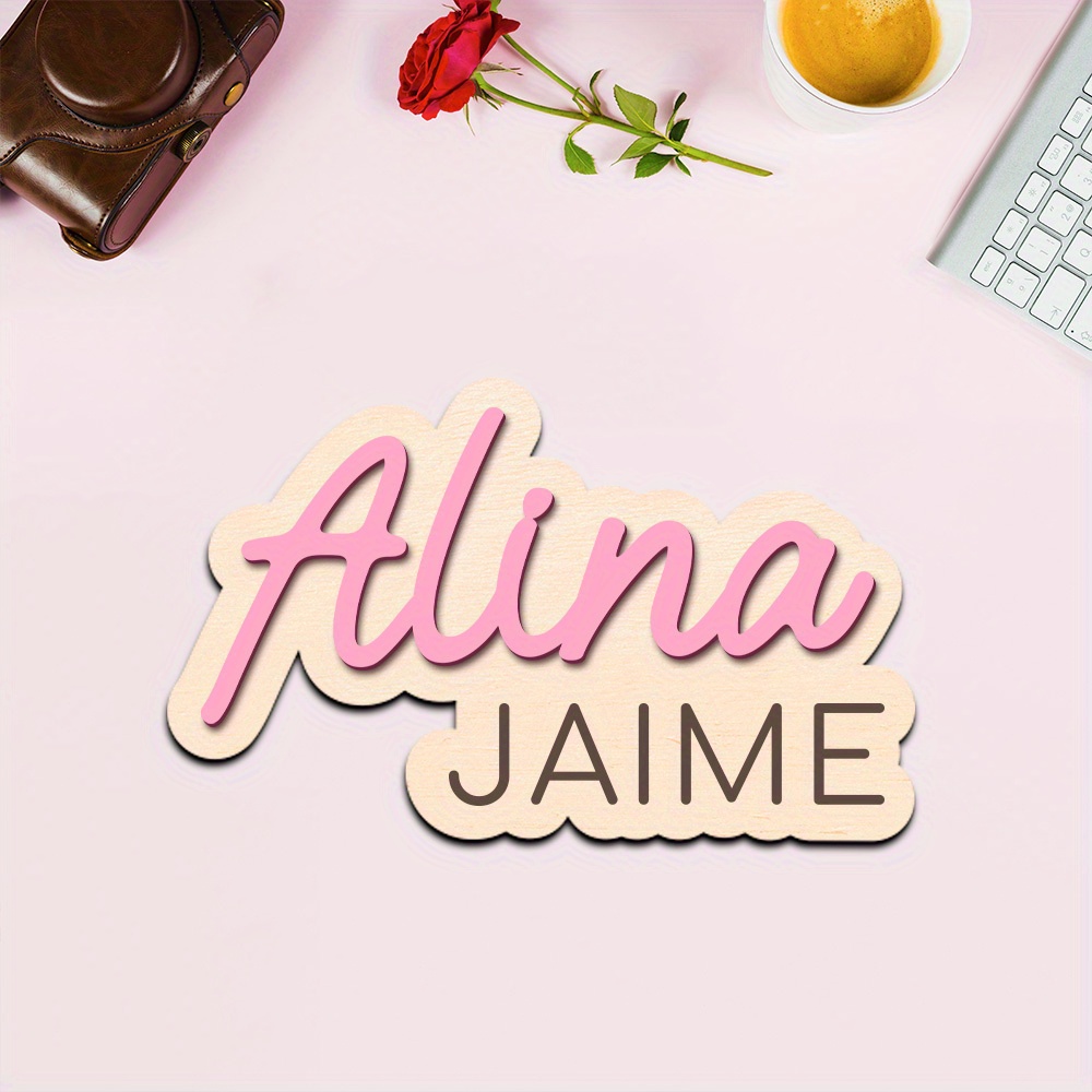 1pc Personalized Wooden Name S - مراجعة Home Decor Games وسعره
