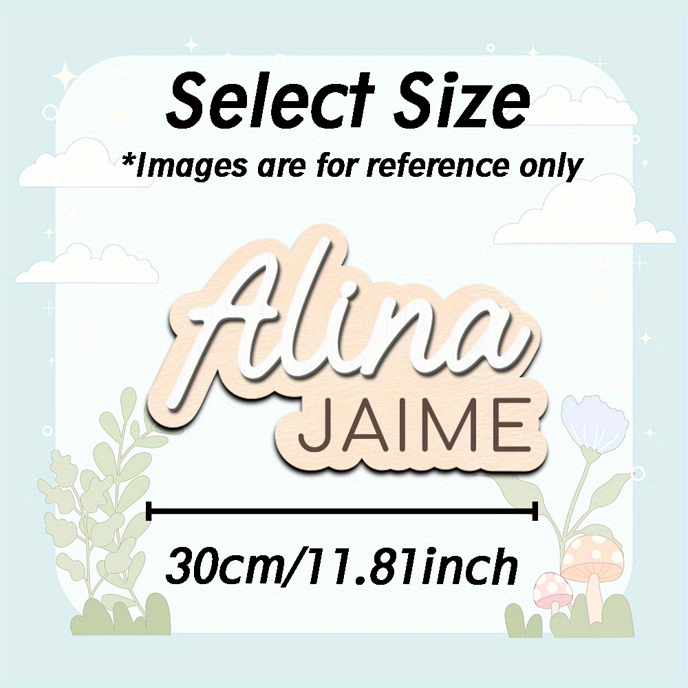 1pc Personalized Wooden Name S - مراجعة Home Decor Games وسعره