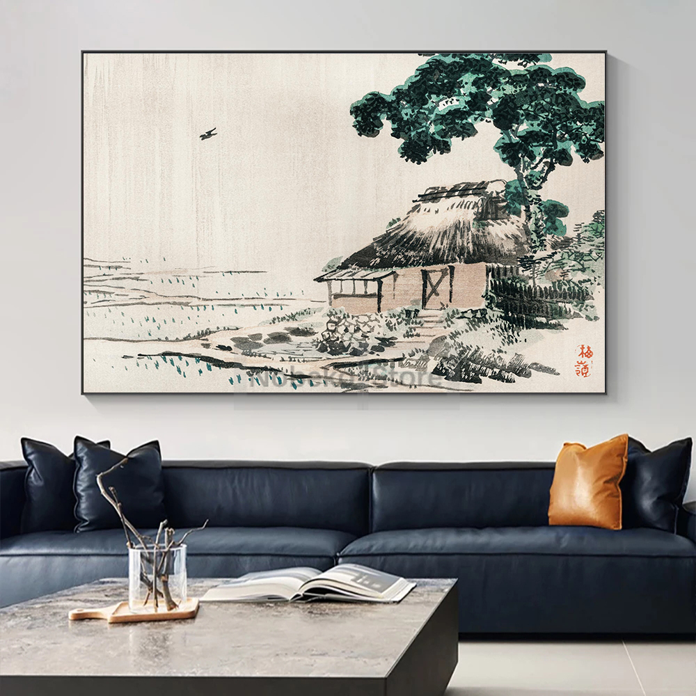 Vintage Japandi Ukiyo-e Style  - مراجعة Home Decor Japandi Style وسعره