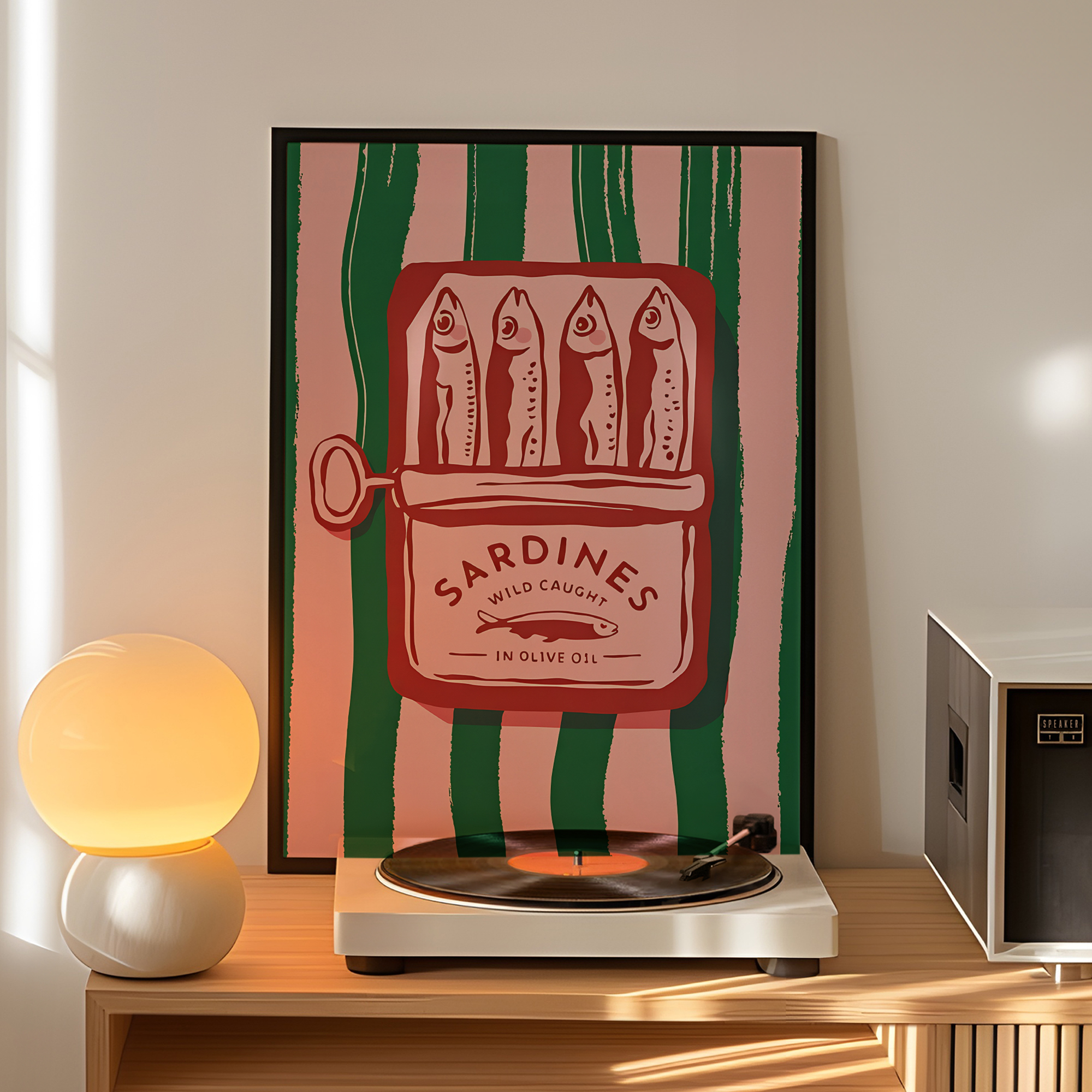 Vintage Cartoon Olive Oil Sard - مراجعة Home Decor Essentials وسعره