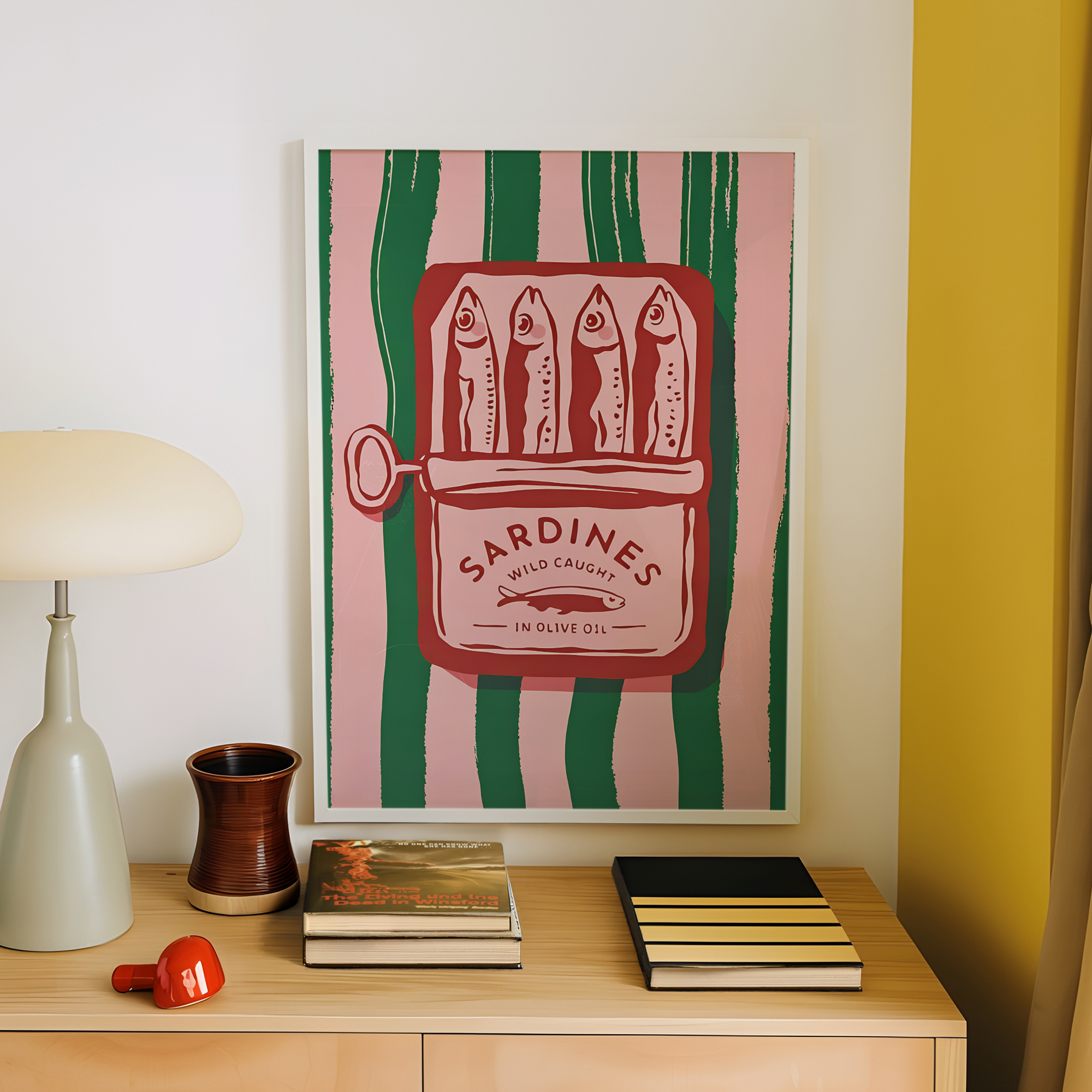 Vintage Cartoon Olive Oil Sard - مراجعة Home Decor Essentials وسعره