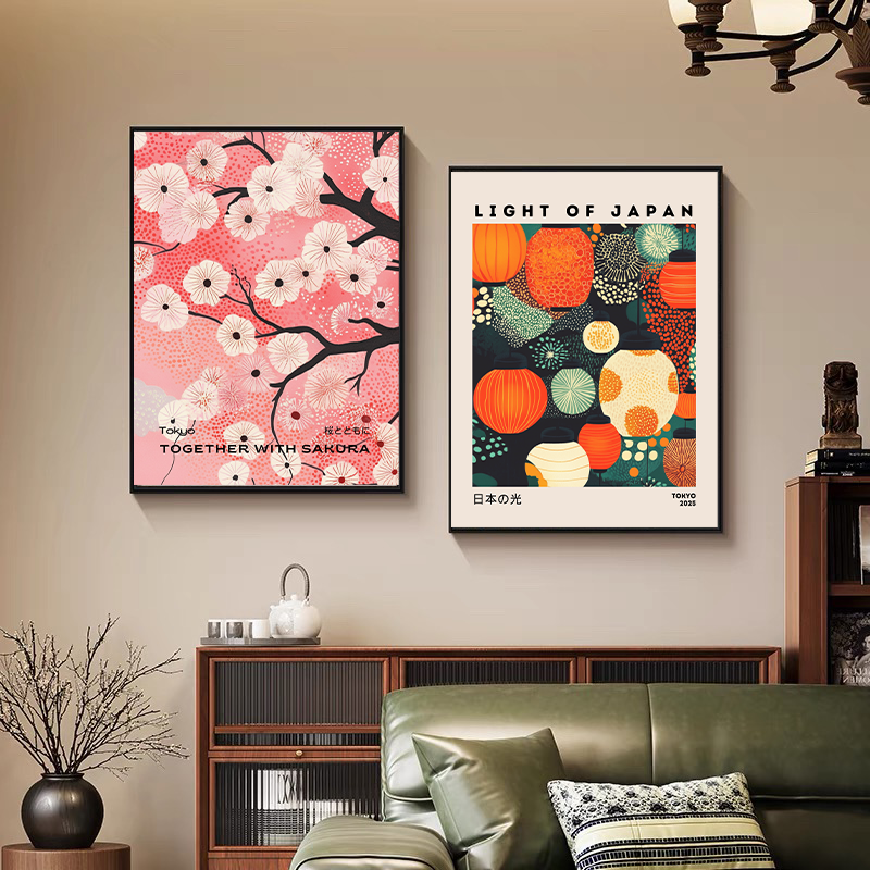 Japanese Ukiyo-e Style Fuji Mo - مراجعة Home Decor Japandi Style وسعره