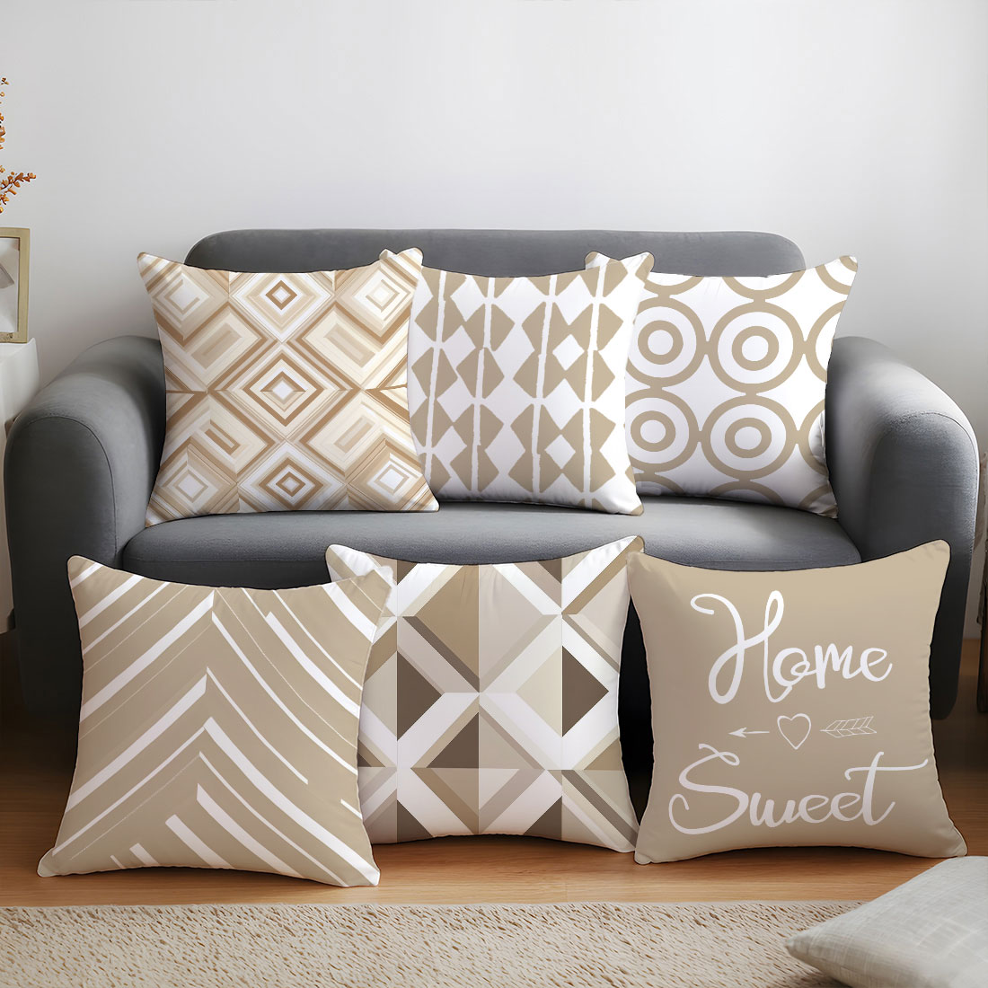 45x45cm Light Coffee Color Vec - مراجعة Home Decor Vector وسعره